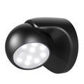 Outdoor LED Security Lights Outdoor Motion Sensor PIR Removable Sphere Bright LED Floodlight 1000 Lumens Wireless Battery Powered Outdoor Lights 360Â° Rotation Compact & Easy Fit ï¼ˆ1pcsï¼Œblackï¼‰