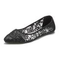 Slipper LASCANA "Ballerina" Gr. 36, schwarz Damen Schuhe Brautschuh Ballerina Slip ons