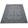 Teppich MUSTERRING ""DENVER"" Teppiche Gr. B: 80cm, 8mm, L: 150cm, grau (grau/blau) exlcusive MUSTERRING DELUXE COLLECTION