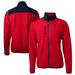 Men's Cutter & Buck Red Tampa Bay Buccaneers Big Tall Cascade Eco Sherpa Fleece Full-Zip Jacket