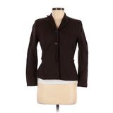 Ann Taylor Wool Blazer Jacket: Brown Jackets & Outerwear - Women's Size 6 Petite