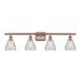 Innovations Lighting Bruno Marashlian Conesus 36 Inch 4 Light Bath Vanity Light - 516-4W-PN-G275