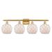 Innovations Lighting Bruno Marashlian Farmhouse Rope 36 Inch 4 Light Bath Vanity Light - 516-4W-SG-G121-8RW-LED