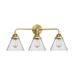 Innovations Lighting Bruno Marashlian Cone 25 Inch 3 Light Bath Vanity Light - 288-3W-BAB-G43-LED