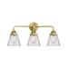 Innovations Lighting Bruno Marashlian Cone 24 Inch 3 Light Bath Vanity Light - 288-3W-BAB-G61-LED