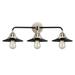 Innovations Lighting Bruno Marashlian Railroad 26 Inch 3 Light Bath Vanity Light - 288-3W-BPN-M6-BK