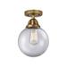 Innovations Lighting Bruno Marashlian Beacon 8 Inch 1 Light Semi Flush Mount - 288-1C-BB-G204-8