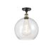 Innovations Lighting Bruno Marashlian Athens 11 Inch 1 Light Semi Flush Mount - 516-1C-AB-G122-12-LED