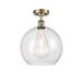 Innovations Lighting Bruno Marashlian Athens 11 Inch 1 Light Semi Flush Mount - 516-1C-AB-G122-12-LED