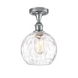 Innovations Lighting Bruno Marashlian Athens Water Glass 8 Inch 1 Light Semi Flush Mount - 516-1C-PC-G1215-8