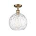 Innovations Lighting Bruno Marashlian Athens Water Glass 10 Inch 1 Light Semi Flush Mount - 516-1C-SG-G1215-10