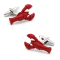 Boutons de manchette homard pour hommes Design de qualité en laiton couleur rouge vente en gros