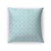 TRANSLUCENT FLOWER MULTI AQUA Accent Pillow By Kavka Designs