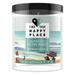 Find Your Happy Place Indoor/Outdoor Ocean Waves Sea Salt and Water Blossom Scented Candle 3.25 x 3.25 Wax Black