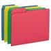 Smead-1PK Smead Supertab 1/3 Tab Cut Letter Recycled Top Tab File Folder - 8 1/2 X 11 - 3 Internal Pocket(S)