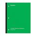 TRU RED Wireless 1-Subject Notebook 8.5 x 11 College 80 Sheets Green TR58380M