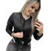 Pgeraug Womens Tops Long Sleeve Baseball Shirt Zip Jacket Baseball Jacket Jacket Winter Coats for Women Black L