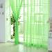 1-2 Panels Sheer Curtains Plain Tulle Voile Panel Window Drapes / Draperies Set for Hall Xmas