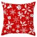 Christmas Decorations Christmas Pillow Covers 18x18 Inch Christmas Holiday Plush Throw Cushion Couch Cases for Home Living Room Bedroom Decorative Decor Pillows