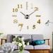 3D DIY Clock Mirror Wall Stickers Hour hand Minute hand Digital Personality Art For Kids Room Living Room TV Backdrop