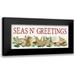 Reed Tara 24x12 Black Modern Framed Museum Art Print Titled - Seas N Greetings panel sign