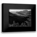 Adams Ansel 14x12 Black Modern Framed Museum Art Print Titled - Valley surrounded by mountains in Rocky Mountain National Park Colorado ca. 1941-1942