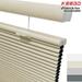 Keego 2023 New Energy Saving Heat Insulating Celluar Shades for Bedroom Honeycomb Blackout Window Blinds Light Blocking Creamy Color 63.0 w x 66.0 h