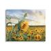 Stupell Industries Bright Yellow Sunflowers Blooming Field Sunshine Sky Country Photography Gallery-Wrapped Canvas Print Wall Art 30 x 24 Design by Lori Deiter