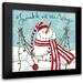 Tavoletti Anne 15x15 Black Modern Framed Museum Art Print Titled - Snowplace Like Home II