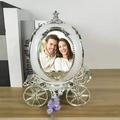 PhoneSoap Frame Personalized Pumpkin Car Photo Frame Music Box Picture Frame One Size Silver