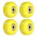 Uxcell 52mm Skateboard Wheels with Bearings Street Wheels for Skateboards Cruiser Wheel 95A Yellow Golden 4 Pack