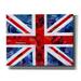 Epic Graffiti Union Jack by Artpoptart Canvas Wall Art 34 x26