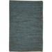 Jute Charcoal Rug 2 X 3 Modern Hand Knotted Scandinavian Striped Small Carpet