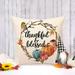 Autumn Decorative Pillow Case 1Pcs Set Pumpkin Farmhouse Decoration Happy Autumn Pumpkin Maple Leaf Pillow Cushion Cover Autumn Thanksgiving Decor Decorative Pillow Case