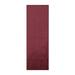 Furnish my Place Modern Plush Solid Color Rug - Cranberry 2 x 28 Pet and Kids Friendly Rug. Made in USA Runner Area Rugs Great for Kids Pets Event Wedding