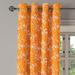 Ambesonne Floral Grommet Curtain Single Panel Vivid Blooms Spring Tree 50 x60 Orange Lilac