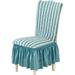 Kiplyki Wholesale Bubble plaid Stretch Dining Chair Covers Slipcovers Thick With Chair Cover Skirt