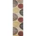 Cream Floral Transitional Indoor Area Rug or Runner