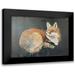 Redman Suzi 14x11 Black Modern Framed Museum Art Print Titled - Starry Starry Night Fox