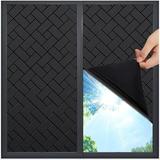 Blackout Window Film Sun Blocking Window Film Window tinting Film for Home Total Blackout Window Film Removable Film (23x78.7 i