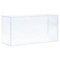 Acrylic Display Case Plastic Box Cube Storage Box Transparent Assemble Showcase 41x16x20.5cm for Collectibles