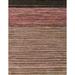 Ahgly Company Indoor Rectangle Abstract Red Brown Oriental Area Rugs 5 x 8