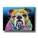 Epic Graffiti The Bulldog by Dean Russo Giclee Canvas Wall Art 16 x12