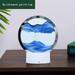 3D Moving Sand Art Desk Lamp 7.87 Inch 360æŽ³ 15ml Rotating Hourglass Decorative Creative Art Liquid Motion Living Room Bedroom Desk Lamp Yutnsbel