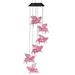 LED solar bee wind chimes mobile hanging wind chimes for home garden decoration