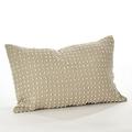 Fennco Styles Leilani Collection French Knot Design Down Filled Cotton Throw Pillow - 2 Sizes (14 x23 )