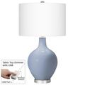 Color + Plus Blue Sky Ovo Table Lamp With Dimmer
