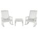 Highwood 3pc Lehigh Rocking Chair Set with 1 Adirondack Side Table