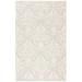 SAFAVIEH Micro-Loop Deziree Floral Trellis Wool Area Rug Beige 5 x 8