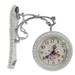 OUNONA 1pc Household Hanging Clock Creative Wall Hanging Clock Wall Decoration (White)